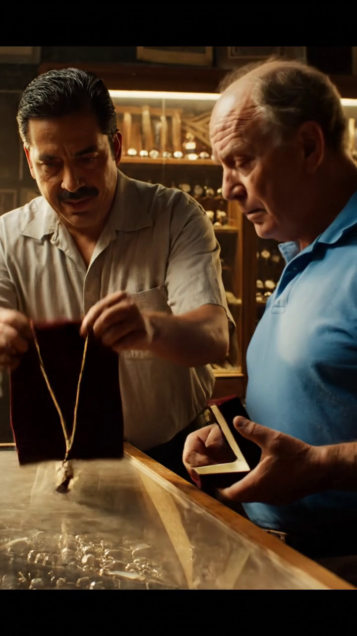 Ma fille d'or a vendu mon collier de dernière femme pour payer des vacances jusqu'à ce que j'aie reçu un appel... Le collier était la seule chose qu'il me restait d'elle. Quand je ne l'ai pas trouvé, ma fille a finalement admis, je l'ai vendu. J'avais besoin d'argent pour des vacances. J'ai appelé le magasin de pions, espérant pouvoir le racheter. L'homme de l'autre bout s'est calmé pendant quelques secondes, puis a dit, Monsieur... c'est un peu inhabituel. Tu devrais passer. Lorsque nous avons ouvert la partie du pendentif qui peut ouvrir, nous avons trouvé quelque chose que vous devez voir. Je ne savais même pas que ça pouvait s'ouvrir. Nouvelles