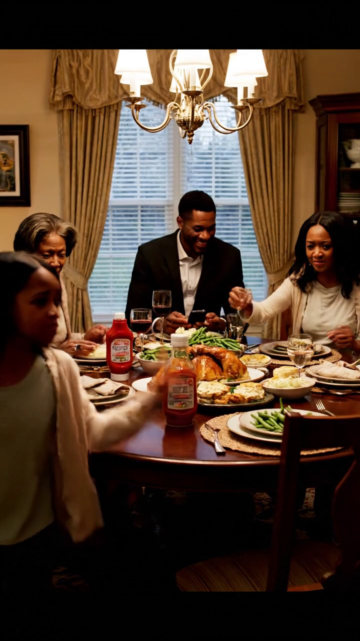 Au dîner avec ma famille de fils, ma petite-fille m'a donné timidement un morceau de pain. J'ai souri jusqu'à ce que je voie une mince série d'orthographe de ketchup SOS. Mon estomac est tombé. Garder mon visage calme, je l'ai accidentellement laissé tomber sur mon chemisier et offert de se laver, l'emmener avec moi. Rois