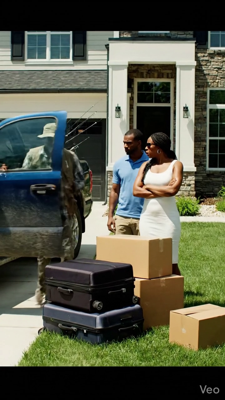 Quand j'ai ramené mon ramassage d'un voyage de pêche du week-end, j'ai gelé quand j'ai vu tous mes effets personnels jetés à côté de la poubelle devant la maison; ma belle-fille était là froidement et a dit qu'il n'y avait plus de place pour moi dans cette maison, tandis que mon fils se taisait, j'ai simplement souri, sorti mon téléphone, fait un appel, et 3 jours plus tard ils ont commencé à me chercher frénétiquement partout... Nouvelles