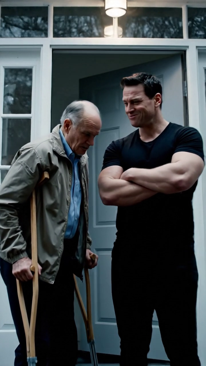 Toujours sur les béquilles après la chirurgie du genou, je suis rentré à la maison que j'avais gardée pendant plus de 40 ans dans l'Ohio et j'ai trouvé les serrures changées, les photos de famille ont disparu, et mon fils en droit bloquant le porche, en disant froidement, 