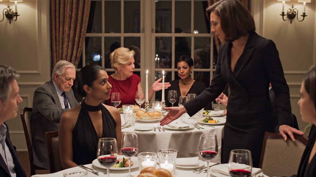 Lors du dîner de fiançailles de ma sœur, maman m'a présenté la famille du marié. Papa a ajouté,