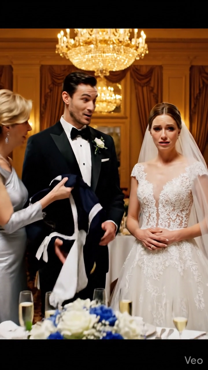 Au mariage de ma fille dans une élégante salle de bal à Dallas, sa belle-mère lui donna soudain un uniforme de bonne juste devant les invités, mon beau-fils sourit et dit : « Parfaite coupe, elle en aura besoin à la maison, » ma fille éclata en larmes, et je me levai tout simplement tranquillement, retenai ma boîte de velours bleu, et dit : « Maintenant ouvre ton cadeau de mère... » Nouvelles