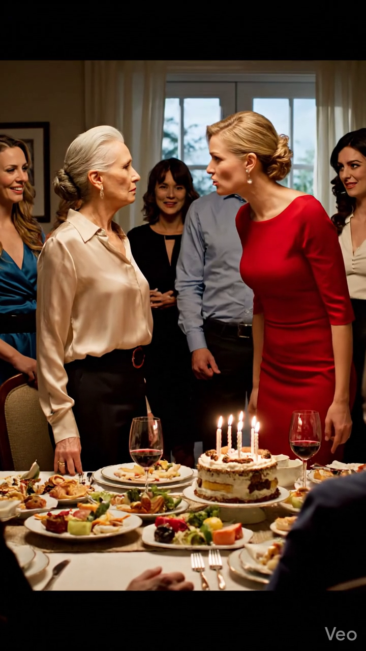 Le jour de mon anniversaire, ma belle-fille a souri devant les voisins de la banlieue. Cette maison n'est plus la vôtre. Le rire s'étendit autour de la table aux chandelles et du vin rouge, et je me levai tout simplement et m'excusai dans le couloir. J'ai composé un numéro, dit,