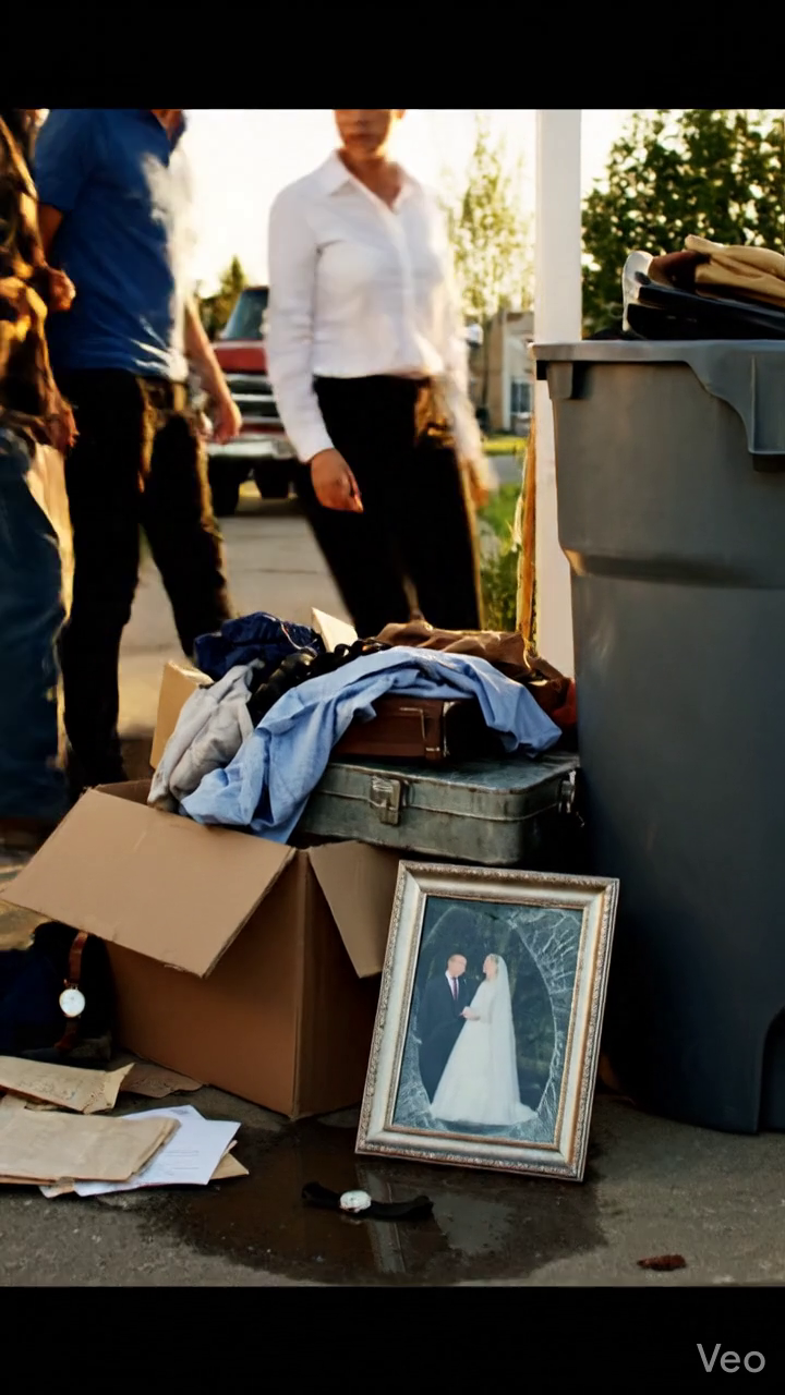 Quand j'ai ramené mon ramassage d'un voyage de pêche du week-end, j'ai gelé quand j'ai vu tous mes effets personnels jetés à côté de la poubelle devant la maison; ma belle-fille était là froidement et a dit qu'il n'y avait plus de place pour moi dans cette maison, tandis que mon fils se taisait, j'ai simplement souri, sorti mon téléphone, fait un appel, et 3 jours plus tard ils ont commencé à me chercher frénétiquement partout... Nouvelles