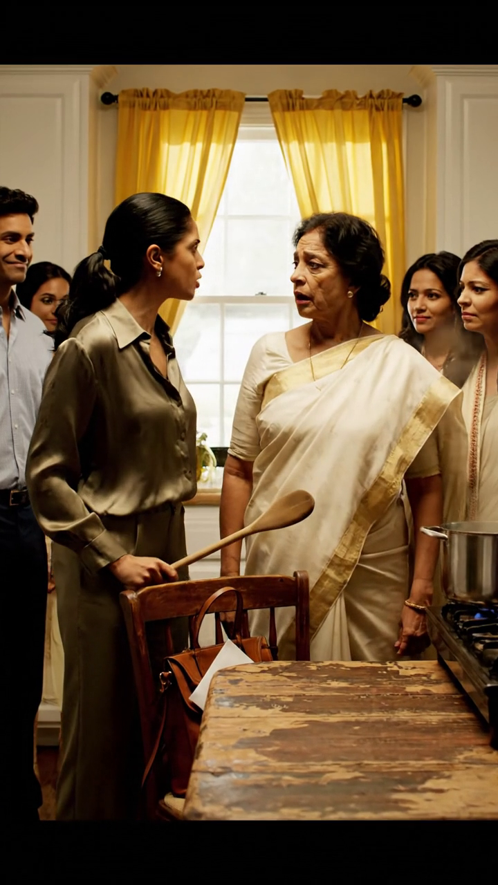 Sors de ma cuisine maintenant, Ma belle-fille Rachel a crié avec ma cuillère en bois dans sa main et ma soupe bouillant sur mon poêle, et quand mon propre fils a commencé à applaudir pour elle dans la maison que j'avais payé, j'ai finalement compris pourquoi les papiers cachés dans son sac avaient mon adresse au sommet. Nouvelles