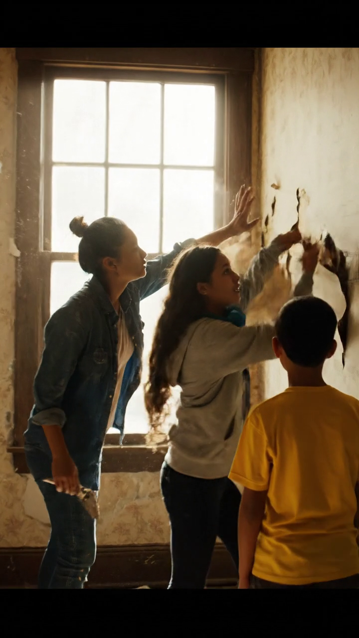 Une mère divorcée a acheté une vieille maison délabrée et a commencé à la rénover avec ses enfants pour commencer une nouvelle vie, jusqu'à ce qu'ils larguent un panneau mural et découvrent quelque chose scellé derrière elle, enveloppé comme si elle était censée être cachée pour toujours. Dès qu'elle a vu ce qui était à l'intérieur, elle a réalisé que cette maison n'était pas un accident. Nouvelles