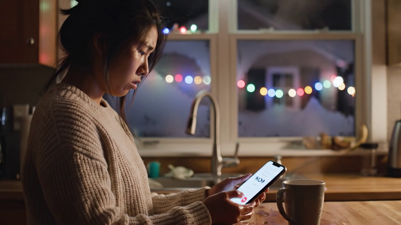 Ma mère a laissé un message qui disait : 