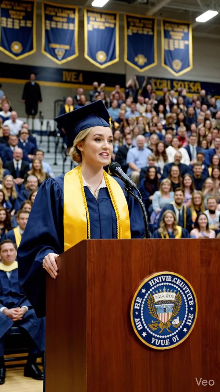 A mon diplôme, mon père s'est levé dans les gradins et a crié 