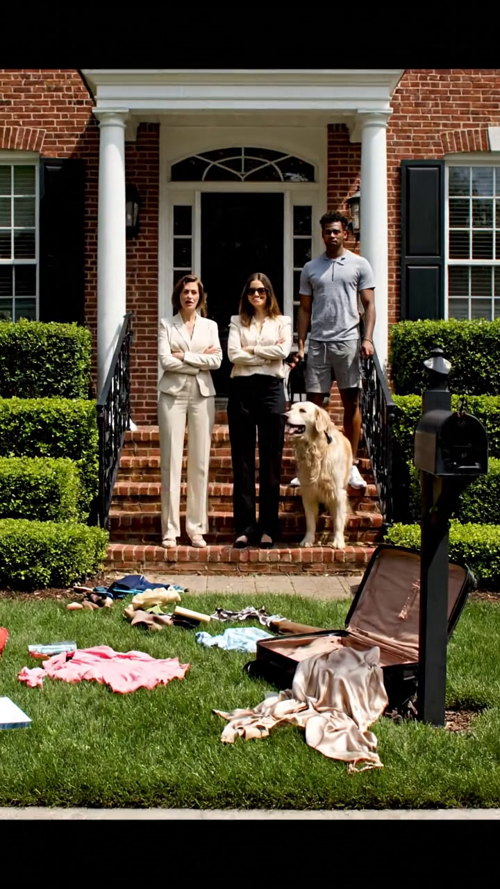 Alors que mon mari était loin d'un long voyage d'affaires, ma mère en droit a jeté tous mes membres hors de la maison. Le garçon a besoin d'espace pour son chien, donc vous allez dormir dans le garage, Elle a dit froidement. Je ne l'ai pas fait. Je viens de téléphoner. Trente minutes plus tard, un VUS de luxe noir m'a emmené au Penthouse de l'autre côté de la rue. Rois