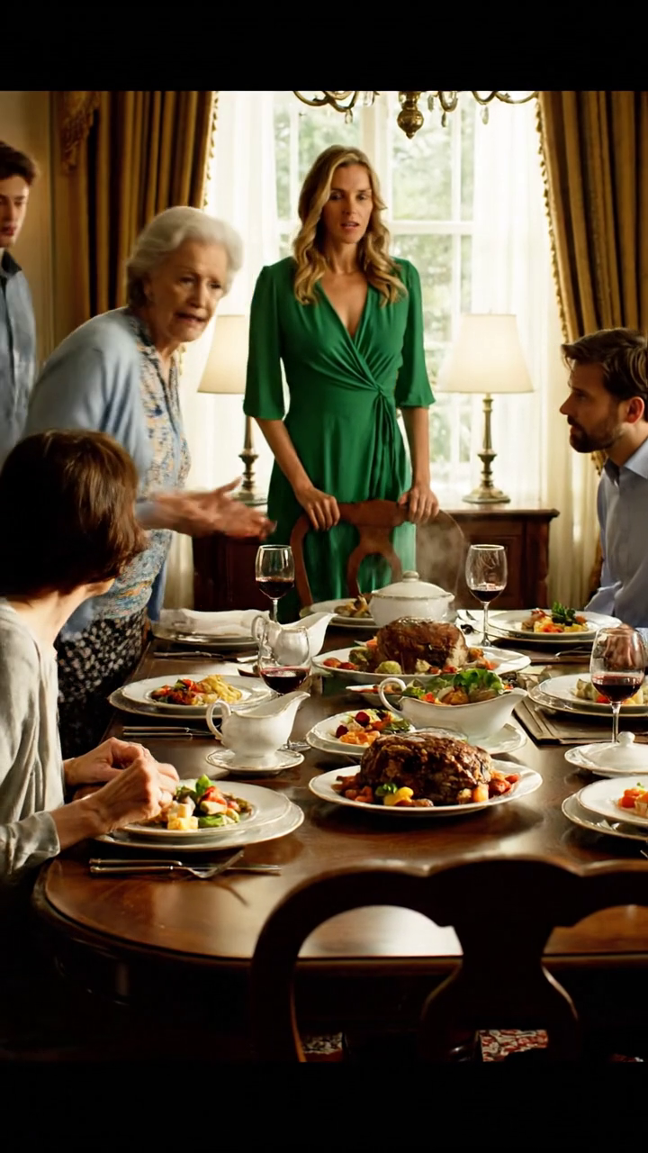 Pendant le déjeuner en famille, ma fille m'a dit qu'il y avait assez de bruit pour que tout le monde entende.