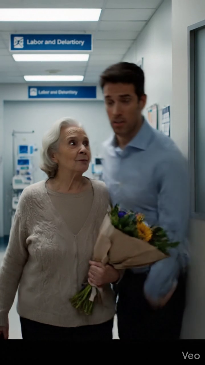 J'ai voyagé 12 heures pour voir ma naissance de petit-fils, pour être laissé seul dans le couloir de l'hôpital. Mon fils a ouvert la porte juste une fissure.