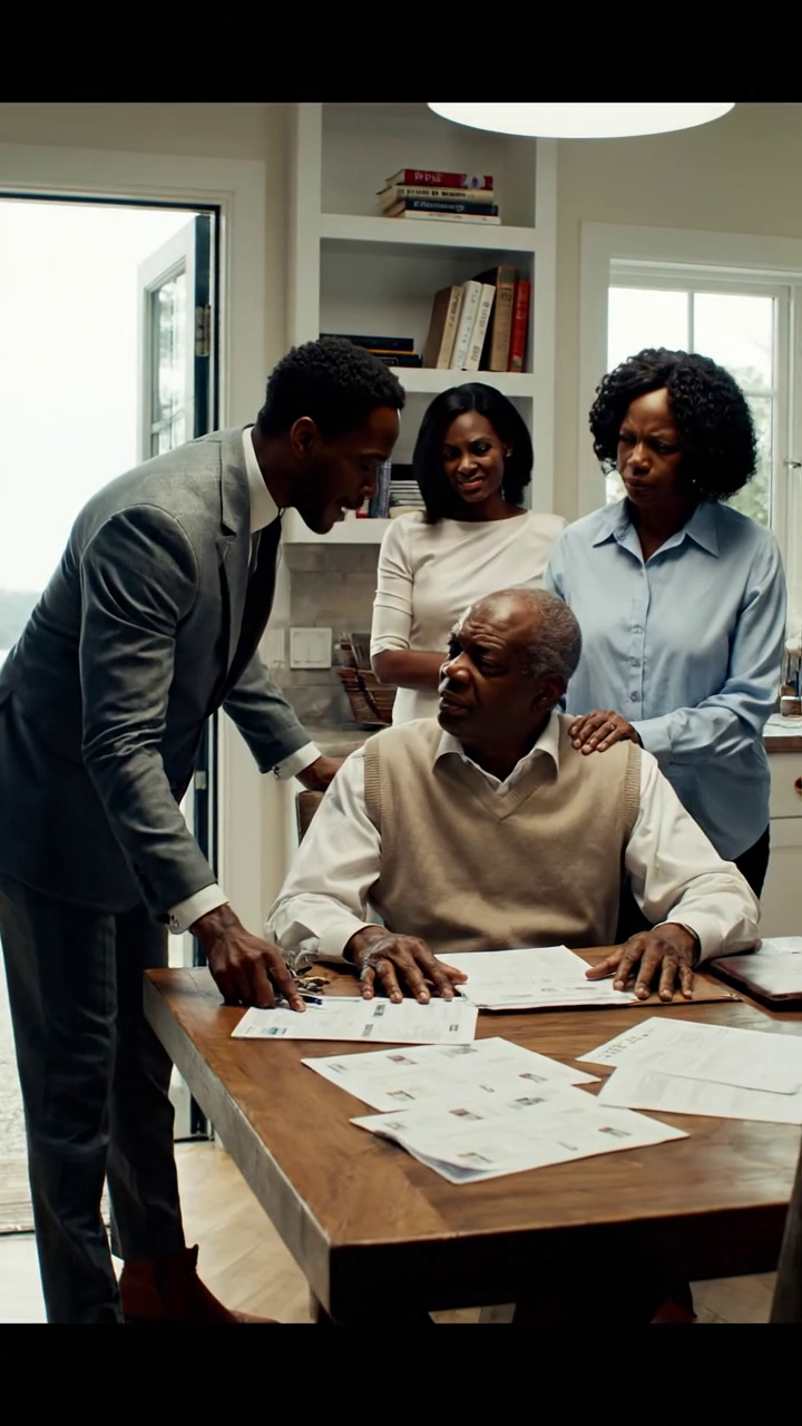 À la fête d'anniversaire, mon père a personnellement lancé, devant des parents, des voisins, et même ses copains de golf, il a ri et a dit que je pouvais à peine payer pour le déjeuner, alors comment pourrais-je rêver d'acheter une maison, mais quand j'ai mis ma main sur mon manteau, regardé droit sur lui, et parlé très tranquillement, toute la pièce a changé News