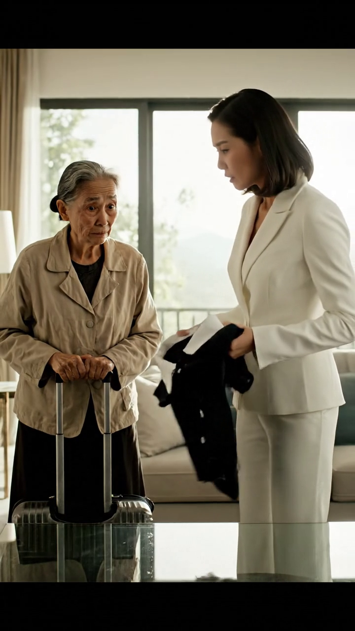 Après avoir fait faillite, j'ai emménagé avec mon fils pour refaire ma vie ensemble, mais le premier jour, ma belle-fille a posé un uniforme de bonne sur mon lit et m'a dit froidement : 