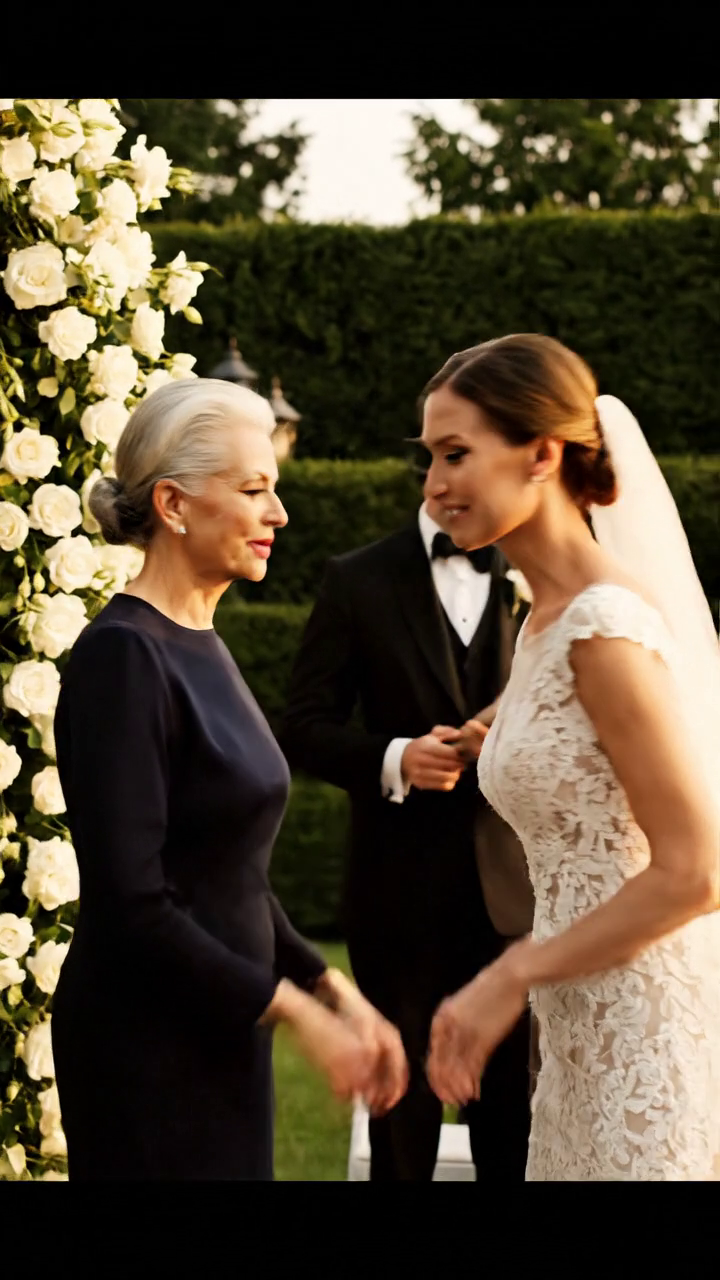 Au mariage de luxe de mon fils, ils m'ont mis à la rangée 14 juste à côté de la zone de service. La mariée se pencha et murmura: «S'il vous plaît... ne nous faites pas passer pour mauvais aujourd'hui. Puis un homme en costume noir s'assit à côté de moi et murmura : « Laissez-nous faire. » Quand mon fils nous a vus, son visage est devenu pâle. Nouvelles
