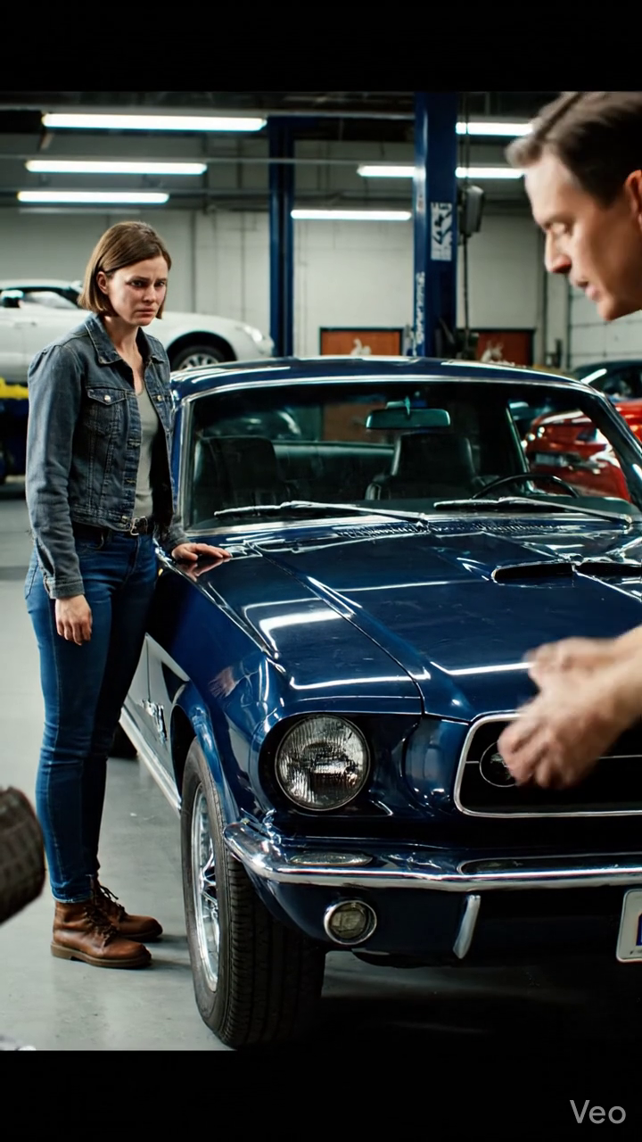 Mon père de Navy SEAL m'a laissé la Mustang qu'il conduisait pendant vingt ans, mon frère l'a vendue pendant que j'étais déployée et m'a dit de l'appeler à