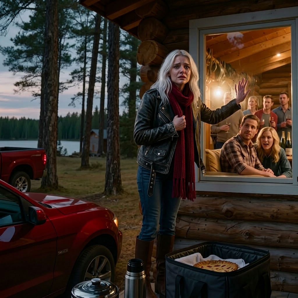 J'ai conduit dans les bois du Minnesota avec mon mari un dîner d'anniversaire chaud dans la banquette arrière, et avant je n'ai jamais touché la porte de cabine, une voiture de sport rouge, la musique de club, et les femmes riant à travers les pins m'a dit mon mariage m'a menti depuis longtemps. Nouvelles