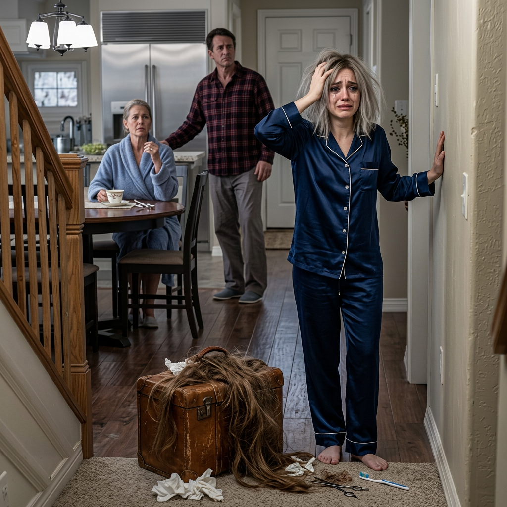 La veille du mariage de ma soeur, je me suis réveillée à un chaume déchiqueté, j'ai trouvé mes cheveux auburns farcis dans la poubelle, et j'ai réalisé que mes propres parents l'avaient coupé pendant que je dormais pour que la mariée n'ait pas à rivaliser avec moi. Nouvelles