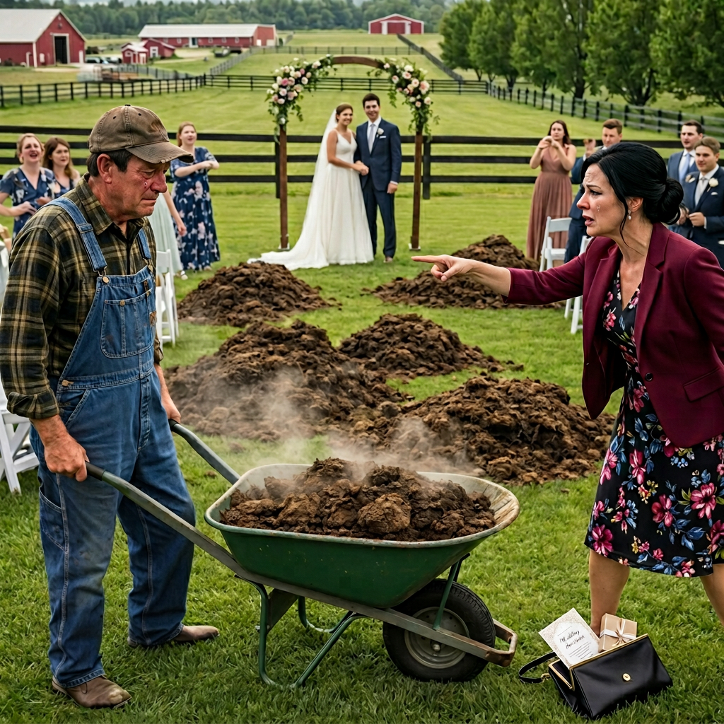 HOA Karen a célébré un mariage sur ma ferme sans permission donc j'ai couvert le lieu avec le fumier de vache! Nouvelles