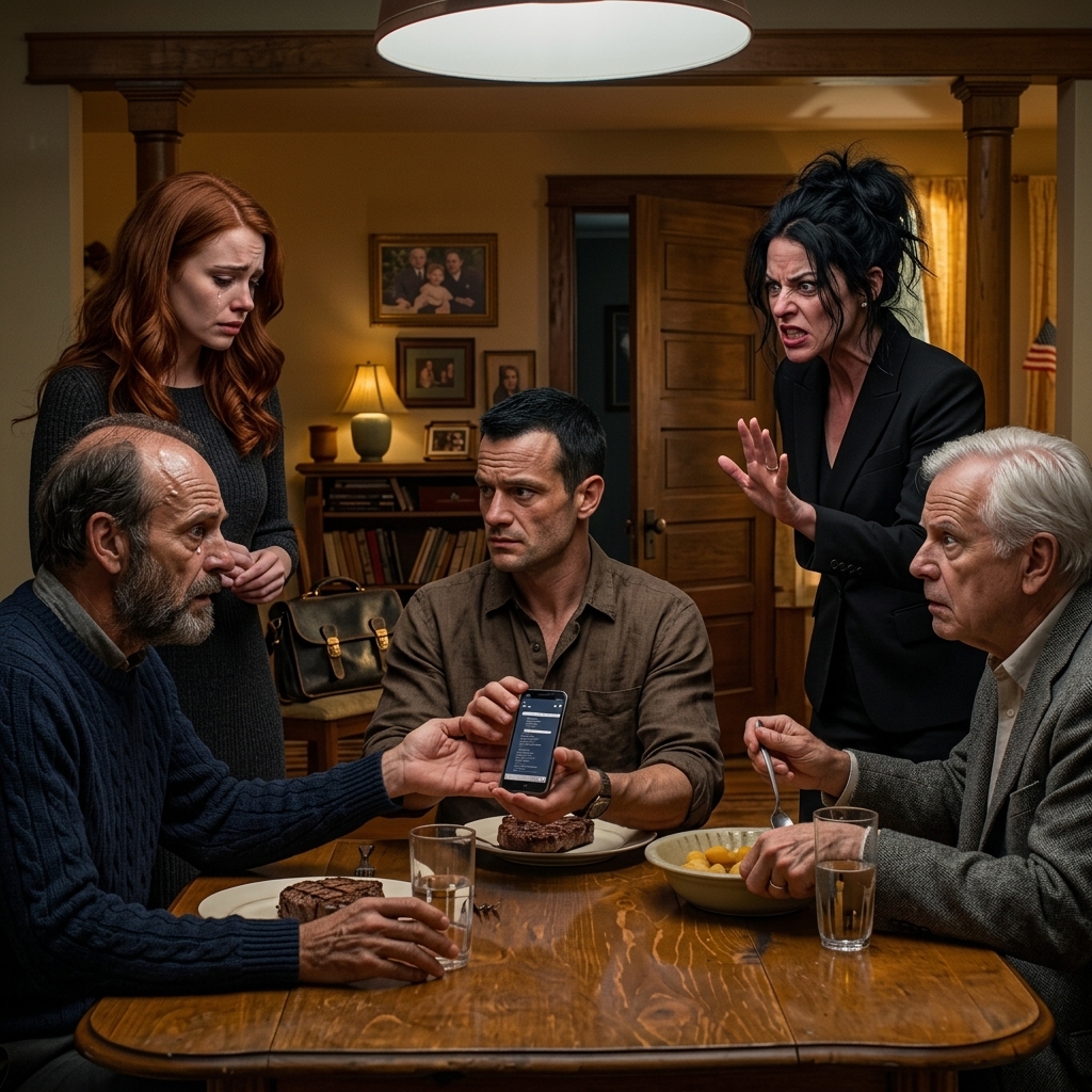 Je suis resté calme jusqu'à ce qu'il mentionne son travail, puis j'ai demandé mon téléphone. Après ça, personne n'a souri quand j'ai vu les nouvelles