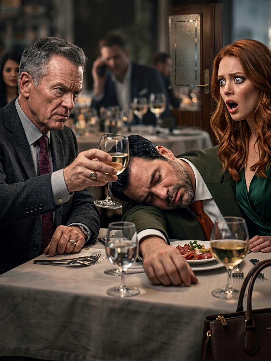 J'ai vendu mon entreprise pour 60 millions de dollars et j'ai décidé de célébrer avec ma fille et son mari. Nous sommes allés au restaurant le plus cher de la ville. Quand je suis parti pour prendre un coup de fil, un serveur est venu et a dit : « Il semble que votre fille ait versé quelque chose dans votre verre. » Alors, je suis retourné et j'ai échangé nos lunettes. 15 minutes plus tard... Nouvelles