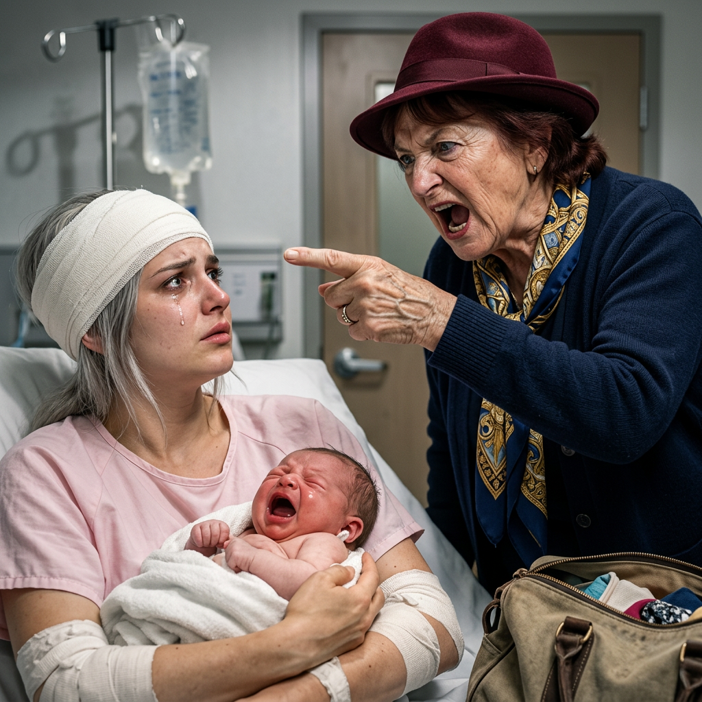 Après que j'ai été inju rouge dans une voiture cra sh, ma mère a refusé de garder mon bébé de six semaines, disant, 
