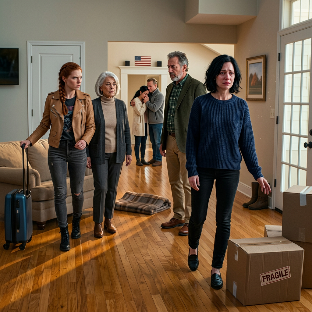 Ma mère a dit que tu avais 48 heures pour sortir tes trucs. Cette maison est votre sœur maintenant. Je suis resté silencieux et j'ai mis une horloge. Nouvelles