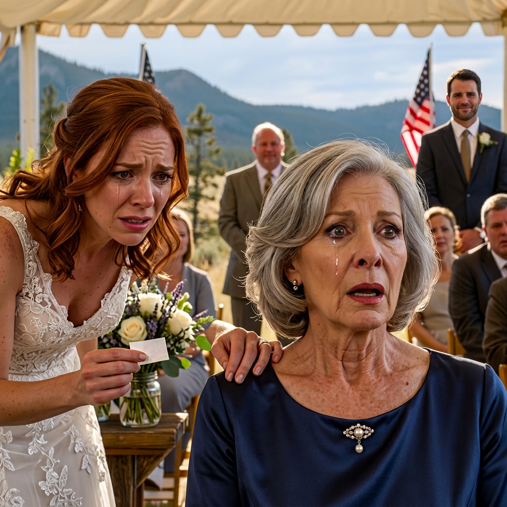 Lors de son mariage, ma fille m'a légué une note de son Bouquet qui disait, 