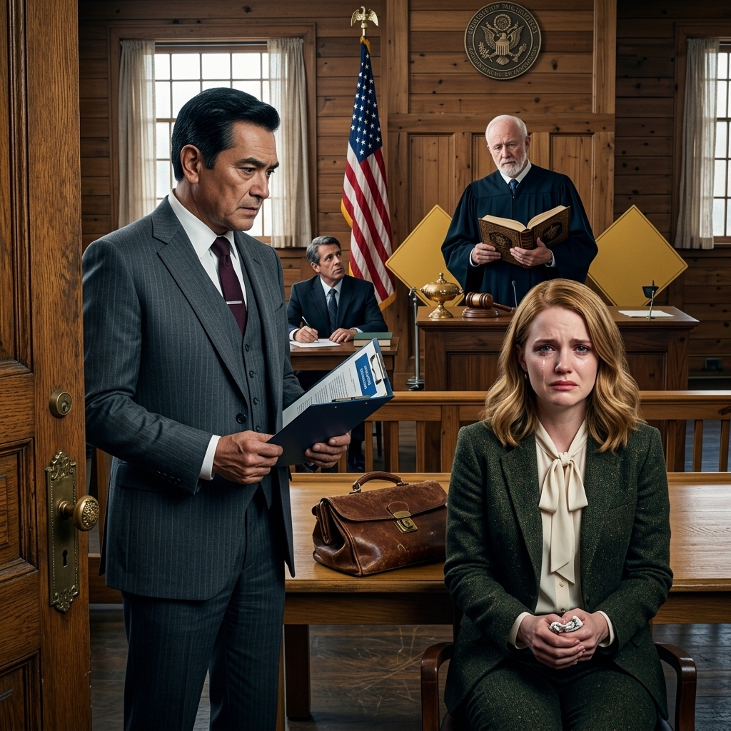 Mon père a dit au jury que j'avais volé à ma mère décédée, mais cet arrogant n'avait aucune idée que le juge silencieux assis au-dessus de nous était la personne la plus inapte à prononcer ce terrible mensonge.