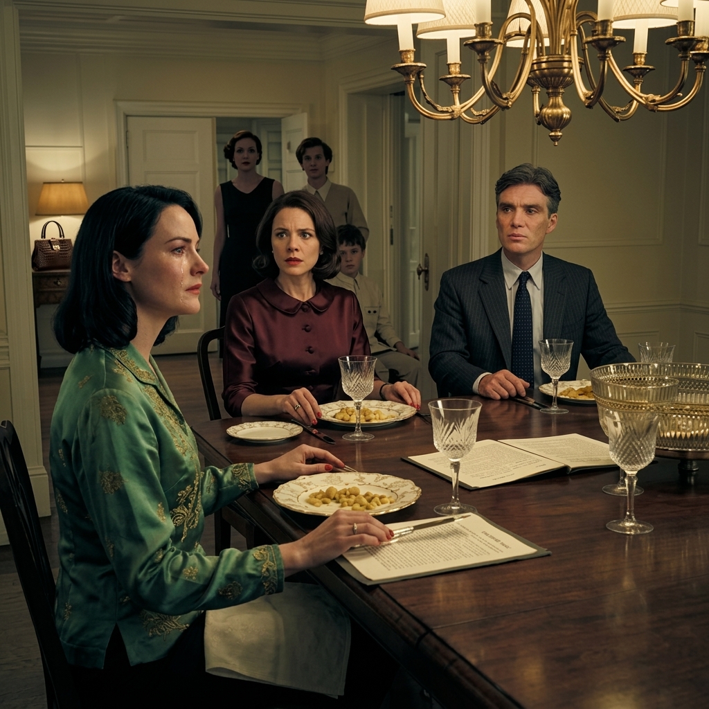 « Nous avons révisé le testament, , , dit ma mère, en mangeant du ragoût de boeuf sous l'ancien lustre à Sacramento, sa voix douce, comme si annoncer un dessert plutôt qu'une trahison. Cette maison et le manoir de Tahoe seront Parker et Olivia. Tu n'as plus besoin d'eux. Vous avez votre propre vie maintenant. Je pose lentement mes ustensiles, puis je me lève. Et c'est le moment où tout a commencé à glisser hors de contrôle.