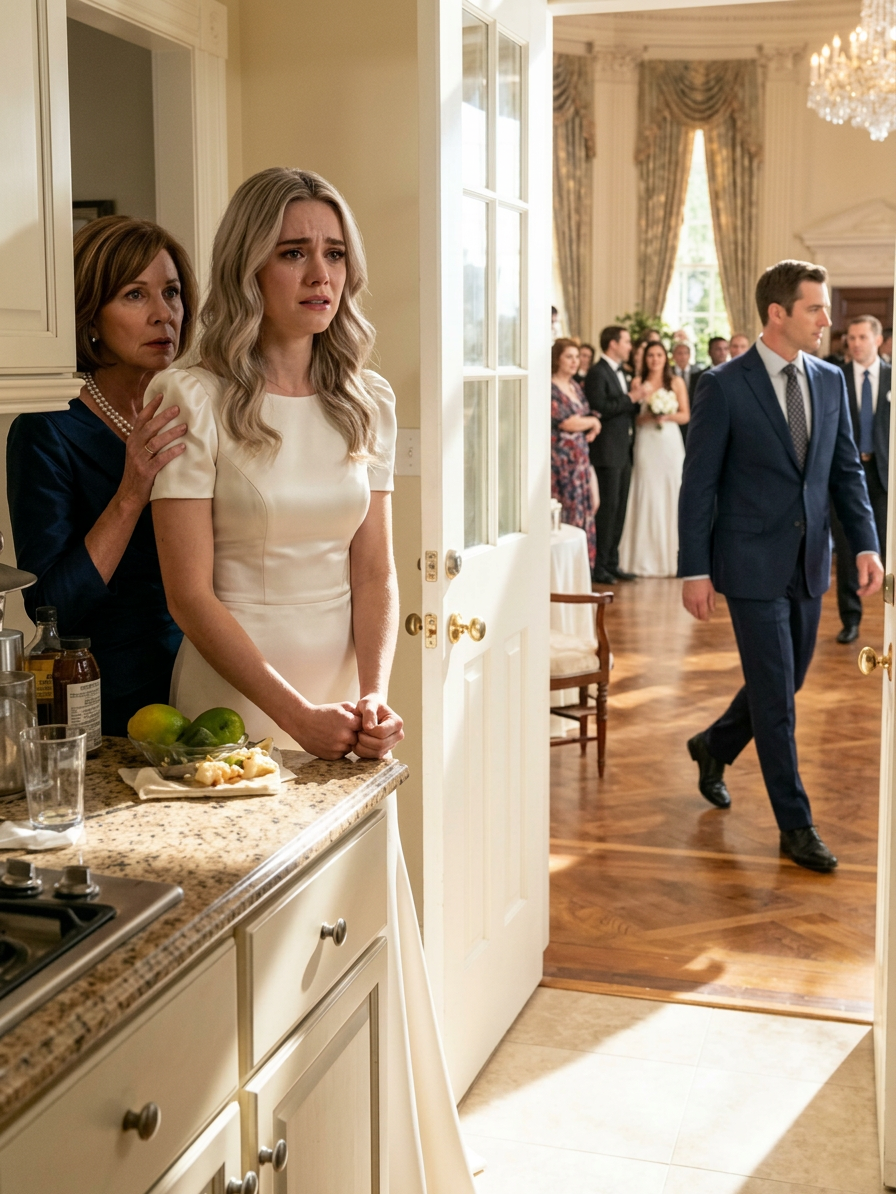 Au mariage de ma sœur, ils m'ont assis dans la cuisine jusqu'à ce que le président , fils demandé pour moi...