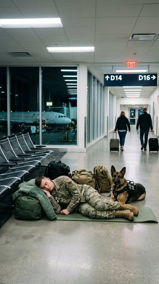 Avant le lever du soleil dans un terminal d'aéroport presque désert, un soldat s'est posé immobile sur le sol alors que son chien dévoué restait à côté de lui, ignorant le flot constant de voyageurs passants. Au début, la scène s'est répandue en ligne comme un bel exemple de loyauté mais bientôt une vérité plus profonde est apparue que personne ne s'attendait... windowarab