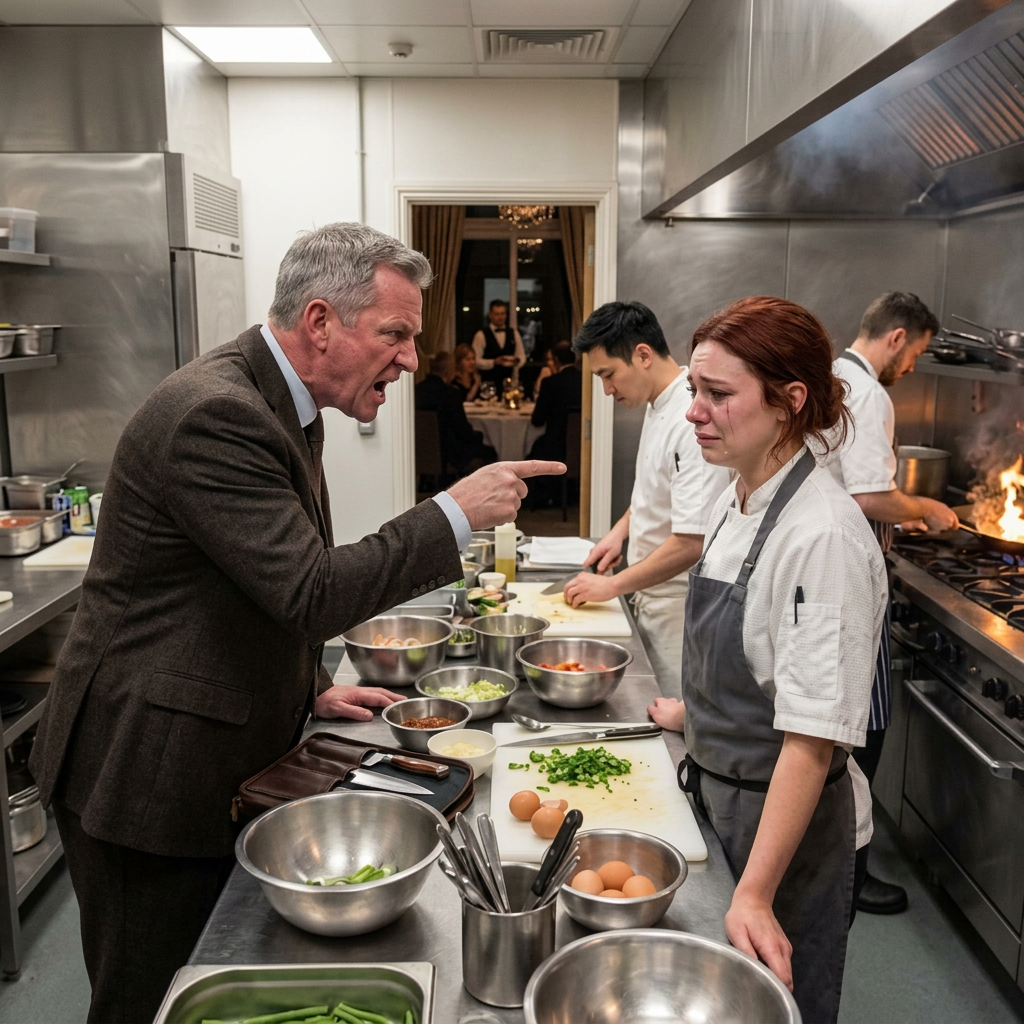 Restez dans la cuisine. Ta soeur amuse les investisseurs VIP ce soir, , Papa a commandé à la grande ouverture de notre restaurant familial. J'ai enlevé mon tablier, je suis sorti de la porte et je me suis enfui. Dix minutes plus tard, l'investisseur principal se leva dans la salle à manger et annonça, « Le chef étoilé Michelin que je venais financer vient de m'écrire qu'elle avait démissionné. » Il a ensuite déchiré le chèque de 5 millions de dollars... juste devant eux ! Nouveau jour