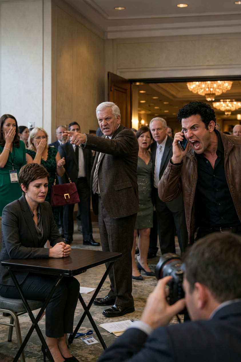 Mes parents assis Moi dans le Hallway à l'anniversaire de mon frère Le directeur a dit quelque chose de choquant Nouvelles