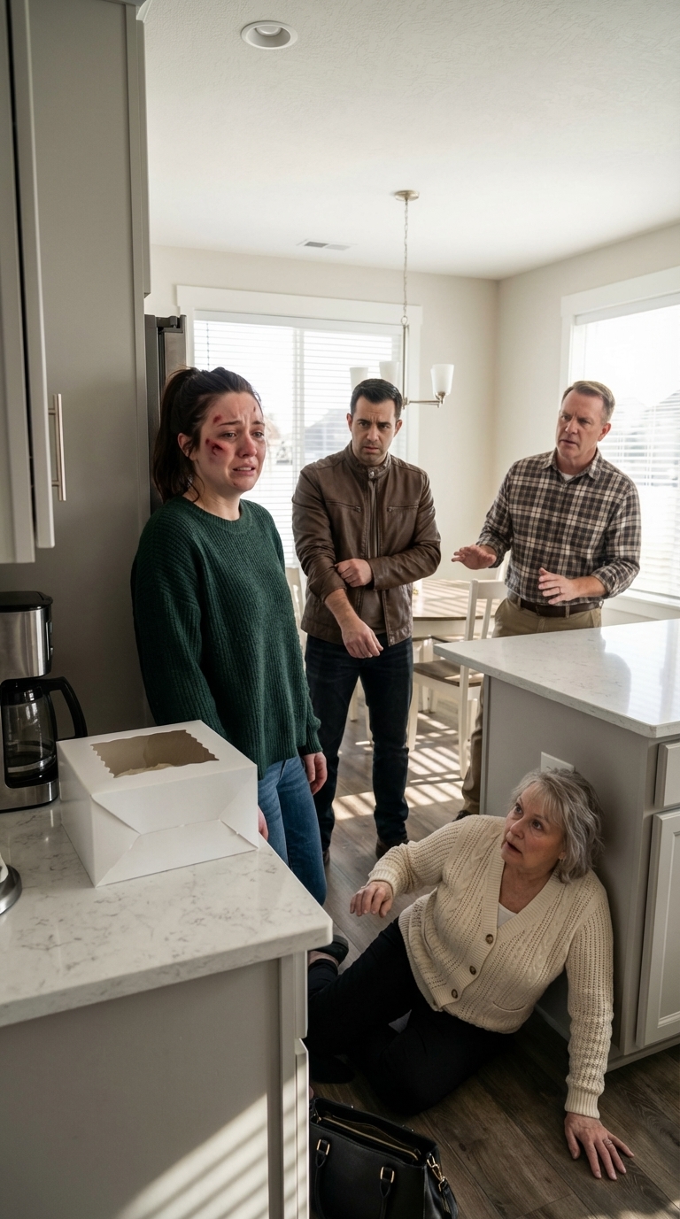 À mon anniversaire, mon père est entré, a regardé mon visage meurtri, et a demandé,