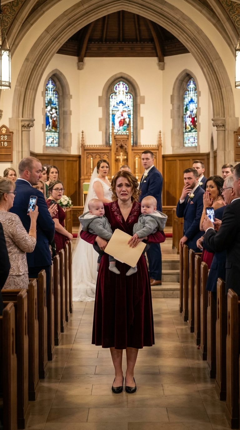 Neuf mois de grossesse, j'ai frappé à la porte, suppliant, Daniel, s'il te plaît... ne me fais pas ça. Il n'a même pas regardé mon ventre avant de dire, vous êtes un fardeau, et m'a poussé dans le blizzard. J'aurais dû mourir. Mais un an plus tard, il était à l'autel, souriant comme je n'ai jamais existé. Alors je suis entré avec nos jumeaux dans mes bras et j'ai chuchoté, allez leur dire qui vous êtes vraiment. Alors tous les yeux se tournèrent vers moi. magazine vie