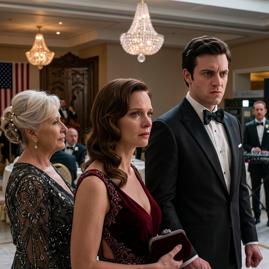 Mes lois ont assis mes parents à une table arrière près de la cuisine puis ma mère dans...