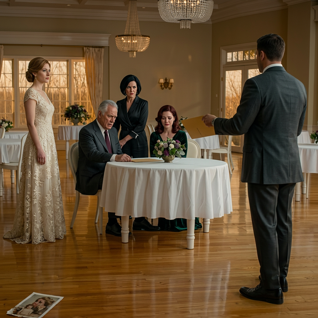 Au mariage de ma sœur, j'ai été remis une carte d'endroit qui a lu