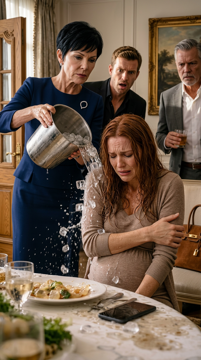 Lors d'un dîner de famille, ma riche ex-marie m'a humiliée avec un seau d'eau glacée et une blague cruelle, certains que j'étais trop impuissante pour me battre. Ce qu'aucun d'entre eux ne savait, c'est que je possédais secrètement la société multimilliards de dollars derrière leur statut, et au moment où j'ai envoyé un texto à l'initiative du Protocole 7, leur monde a commencé à s'effondrer autour d'eux. Rois