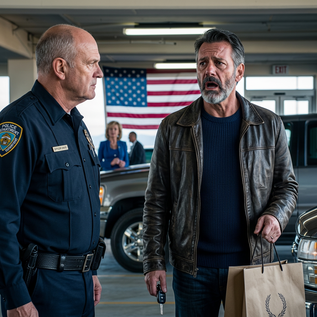 C'est votre femme ?Un garde de sécurité plus âgé a demandé alors il a fouetté, Vous devez voir ceci Nouvelles