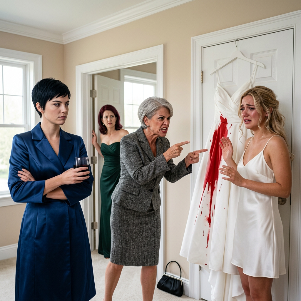 Ma sœur a versé de la peinture à l'huile rouge sur ma robe de mariée. Ma mère l'a défendue en disant : 