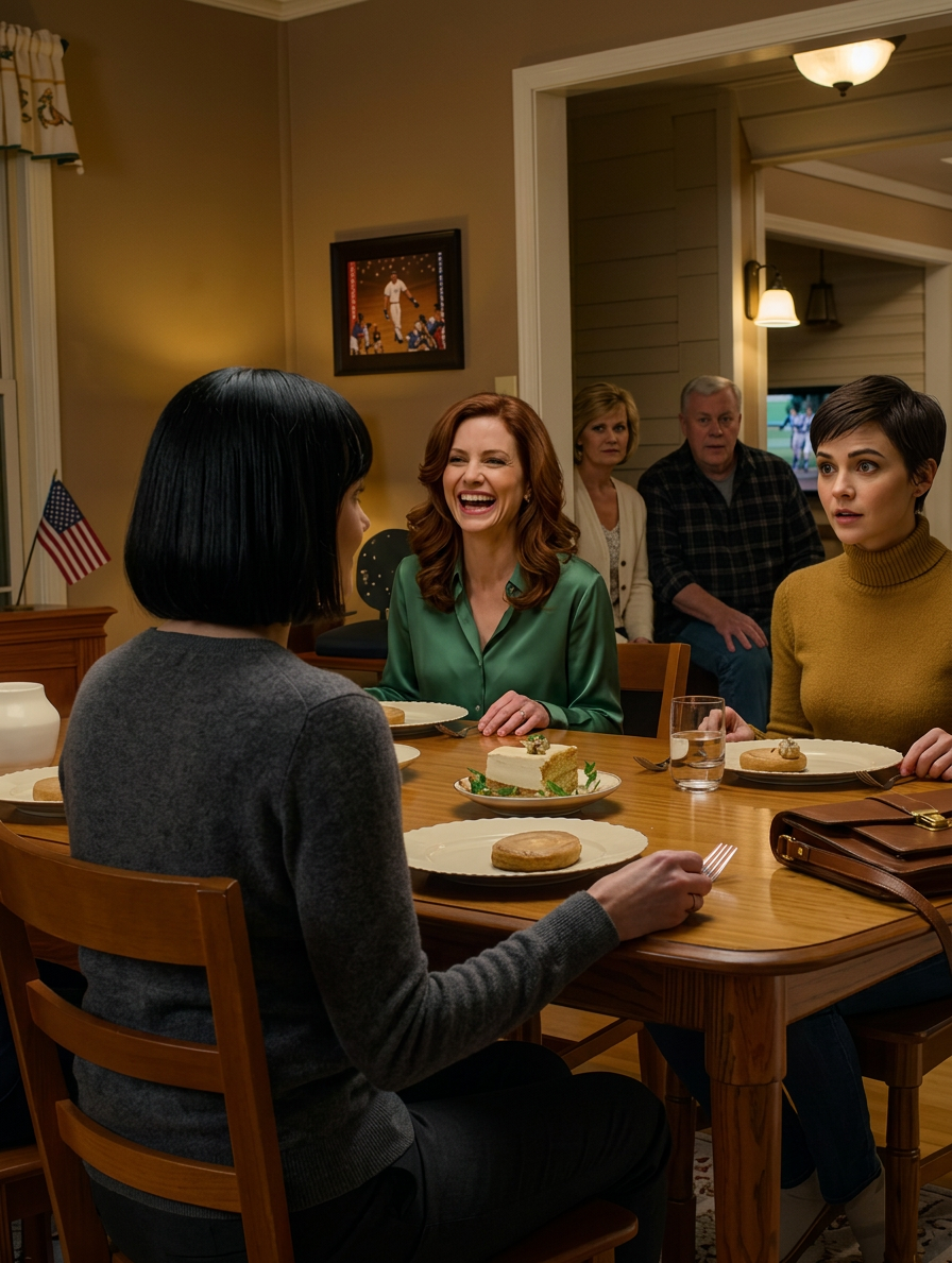 Ma sœur a ri du dessert et m'a dit : 