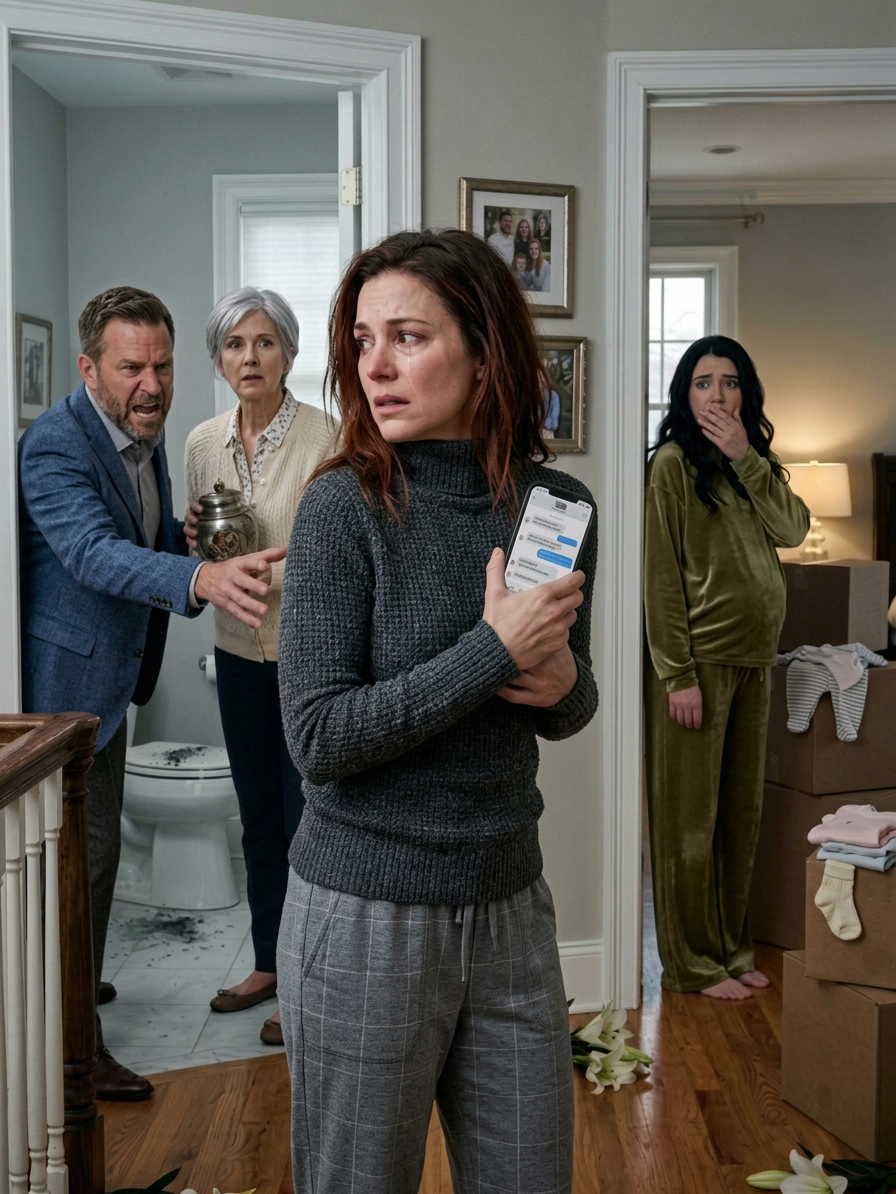 Je me suis retrouvé dans ma mère et j'ai jeté ma mère dans le lit de mon fils, mais quand mon père s'est installé dans la porte, j'ai regardé les infos d'un jour.