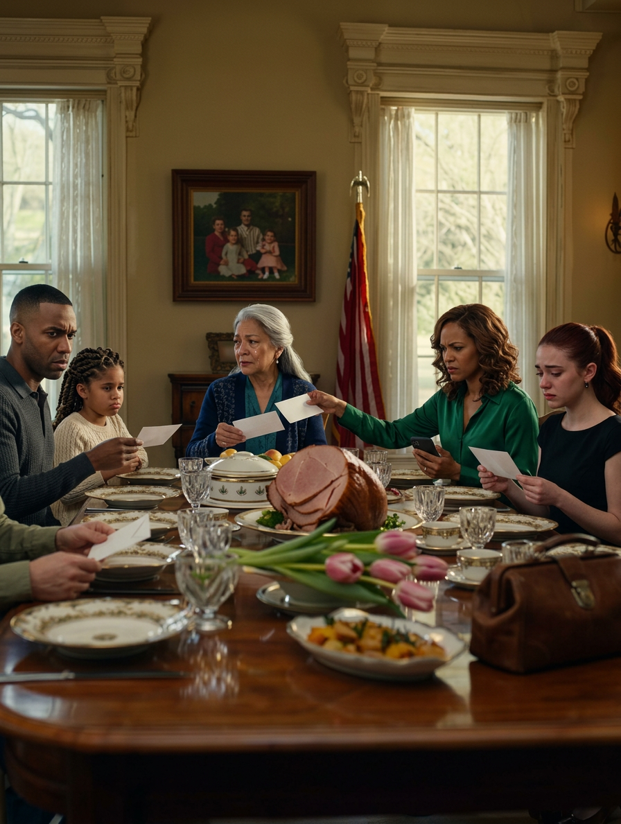 A la table du déjeuner de Pâques, grand-mère a fait passer des enveloppes à tout le monde sauf moi. J'ai souri poliment, j'ai pris un selfie, et je suis parti sans un mot. Une heure plus tard, mon oncle m'a demandé de supprimer mon message... Nouvelles