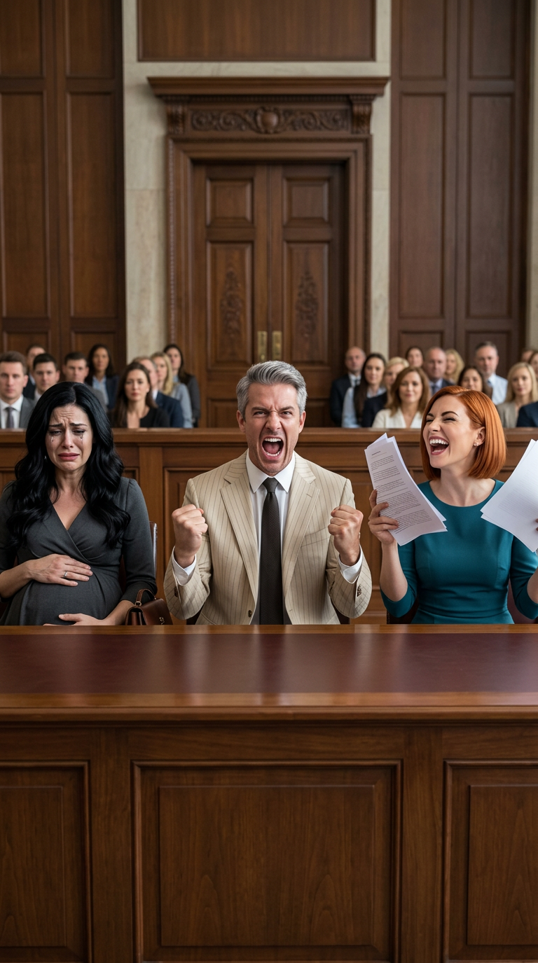 J'étais enceinte de huit mois quand mon mari milliardaire scruta la salle d'audience et dit: «Vous partirez sans rien, Caroline. Il pensait que mon bébé me rendait faible. Il pensait que son contrat m'avait déjà enterré. Mais alors mon avocat s'est levé et a révélé la seule clause que sa famille avait prié Je n'ai jamais découvert. C'était le moment où son sourire a disparu... et tout a changé. magazine vie