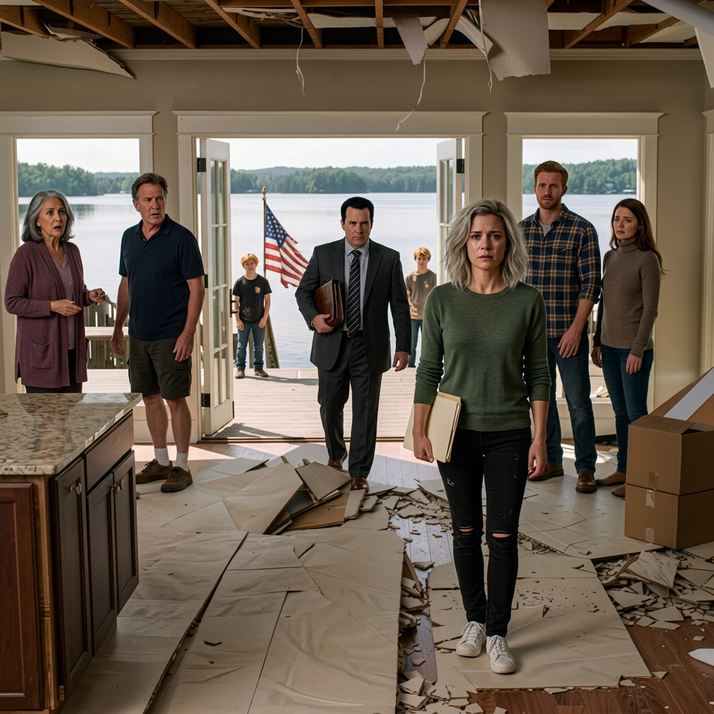 Je suis allé au Lake House pour un week-end tranquille. Au lieu de cela, j'ai trouvé la cuisine et le salon à mi-rénovation. Ma mère a dit,