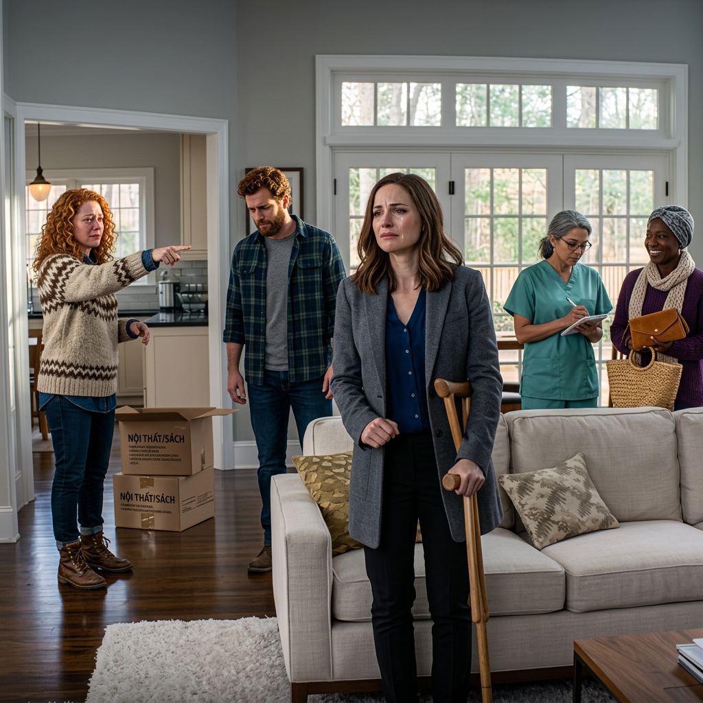 Trouver ailleurs pour mourir. Ma sœur l'a dit trois jours après les funérailles de nos parents, debout dans la porte avec des boîtes mobiles pendant que je me tenait debout sur une canne dans la maison que j'avais passé deux ans à aider à protéger. Mais quand j'ai trouvé la note manuscrite de mon père au dos d'une vieille carte d'avocat, j'ai réalisé qu'elle n'essayais pas de m'enterrer avec eux. Elle essayait de me battre. Nouvelles