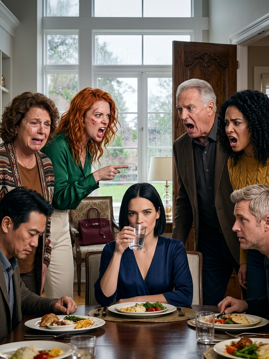 Lors d'un dîner de famille, ma sœur a annoncé qu'elle emménageait trop mal dans la maison.