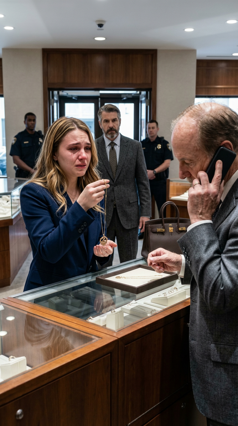 Après le divorce, je suis sorti avec rien d'autre qu'un téléphone fissuré et mon vieux collier mère, ma dernière chance de payer le loyer. Le bijoutier l'a à peine regardé... puis ses mains se sont figées. Son visage était blanc. Où avez-vous eu ça ? C'est ma mère, j'ai dit. Il a trébuché et s'est étouffé, Mlle... le maître vous cherche depuis vingt ans. Et puis la porte de derrière s'est ouverte. magazine vie