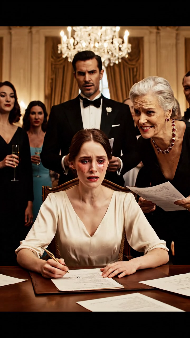 Ils ont applaudi quand elle a signé les papiers de divorce 48 heures plus tard, elle a pris le contrôle de leur empire, exposé leurs crimes, racheté leur maison, et transformé leur