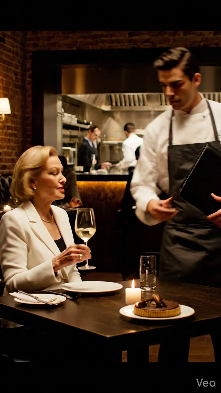 Vous n'avez pas à charger votre propre famille pour le dîner, dit ma mère de la table centrale de mon restaurant étoilé Michelin.